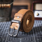 Le Stockman | Ceinture en cuir de vache italien épais 3,3 cm Frontier Denim