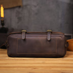 Le Sentry Messenger | Sac à bandoulière en cuir italien fait main