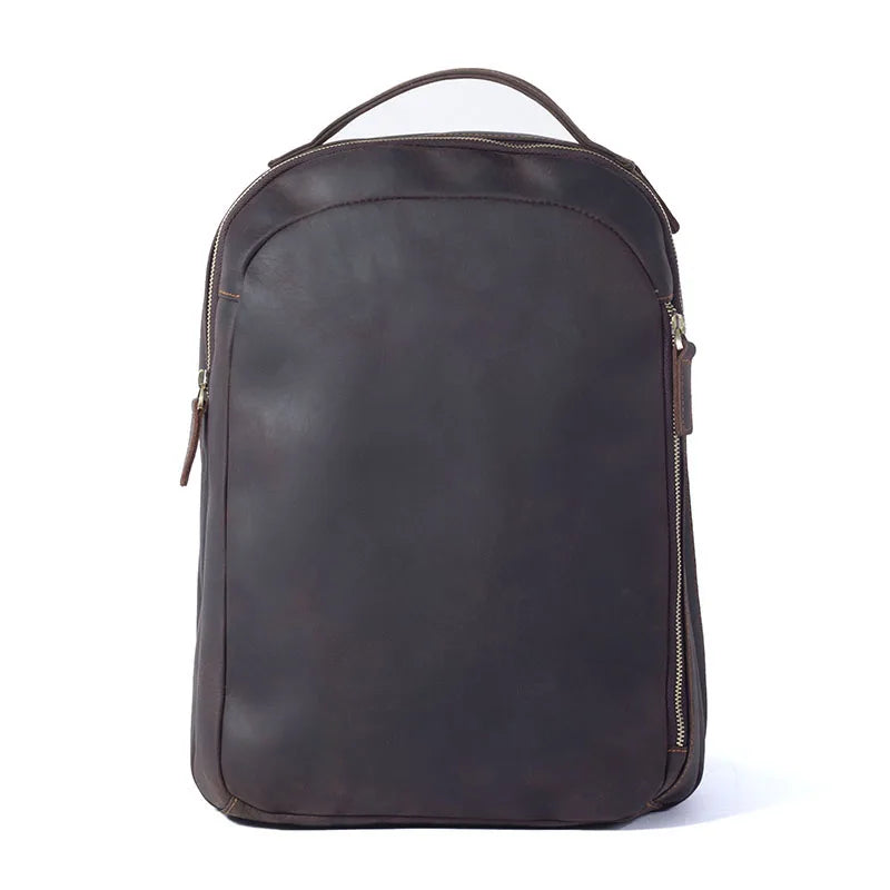 The Academy | Handmade Crazy Horse Leather Casual Frontier Daypack