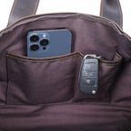 The Short-Haul | Handgefertigte Crazy Horse Leder 16" Frontier Stage-Bag