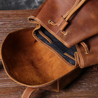 The Overland | External Frame Crazy Horse Leather 35L Frontier Rucksack