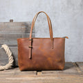 Handmade Italian Leather Shoulder Bag | The Surveyor Vintage Satchel