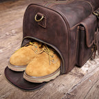 The Iron-Horse | Handgefertigte Overland Duffel aus Crazy Horse Leder