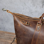Le Dreadnought | Sac de voyage Frontier Premium en cuir pleine fleur de 50 cm