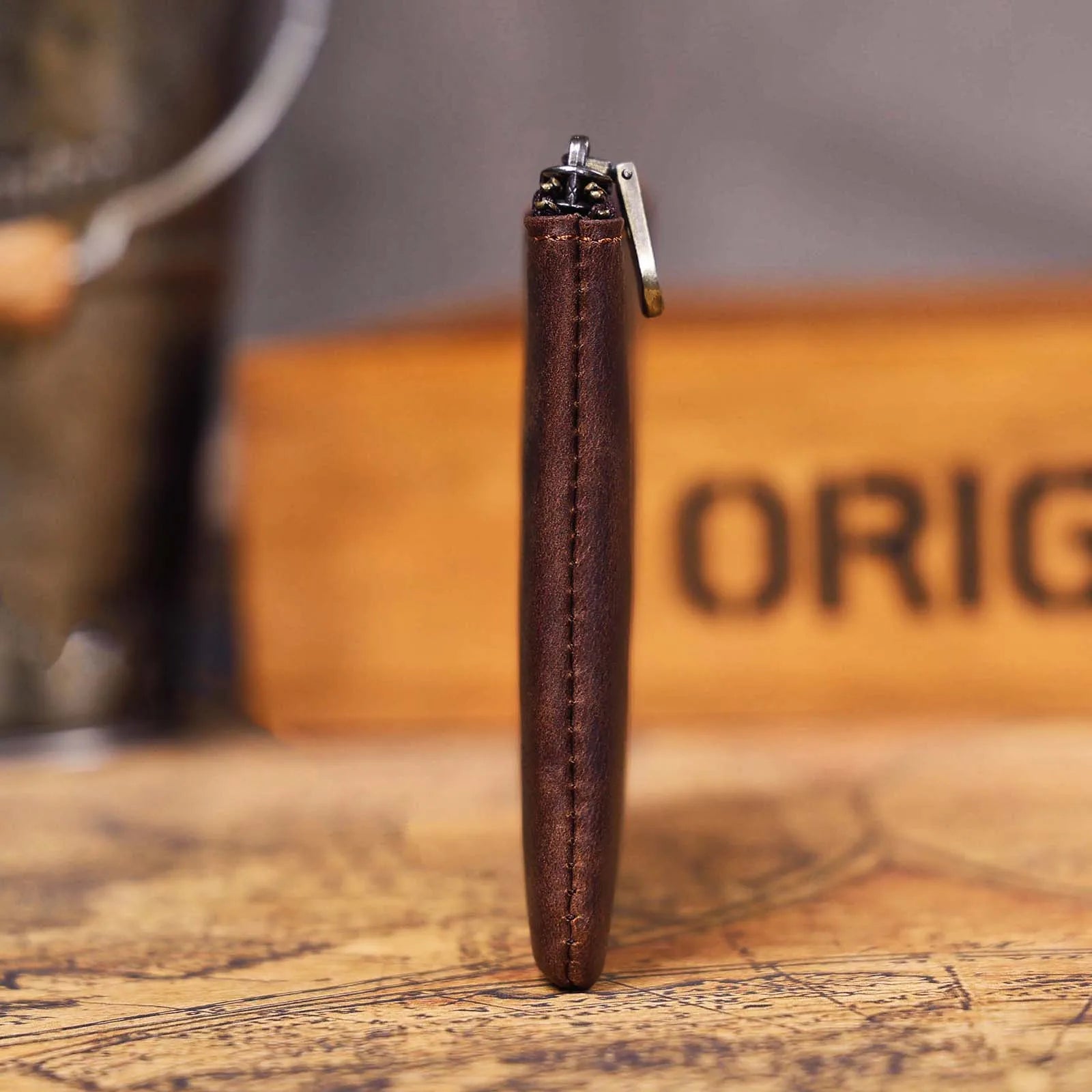 The Silverton Vault | Handcrafted Crazy Horse Leather 7.8" Long-Form Wallet & Phone Clutch