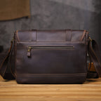 Le Sentry Messenger | Sac à bandoulière en cuir italien fait main