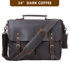 Le Grit-Stone | Sacoche Frontier Dispatch en cuir Crazy Horse fait main