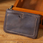 The Scout’s Shilling | Handcrafted Crazy Horse Leather Ultra-Lightweight Mini-Vault