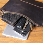 The Blackwood Strongbox | First-Layer Genuine Leather Structured Executive Vault