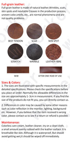 The Iron-Oak | Natural Vegetable-Tanned Leather Minimalist Courier & Laptop Bag