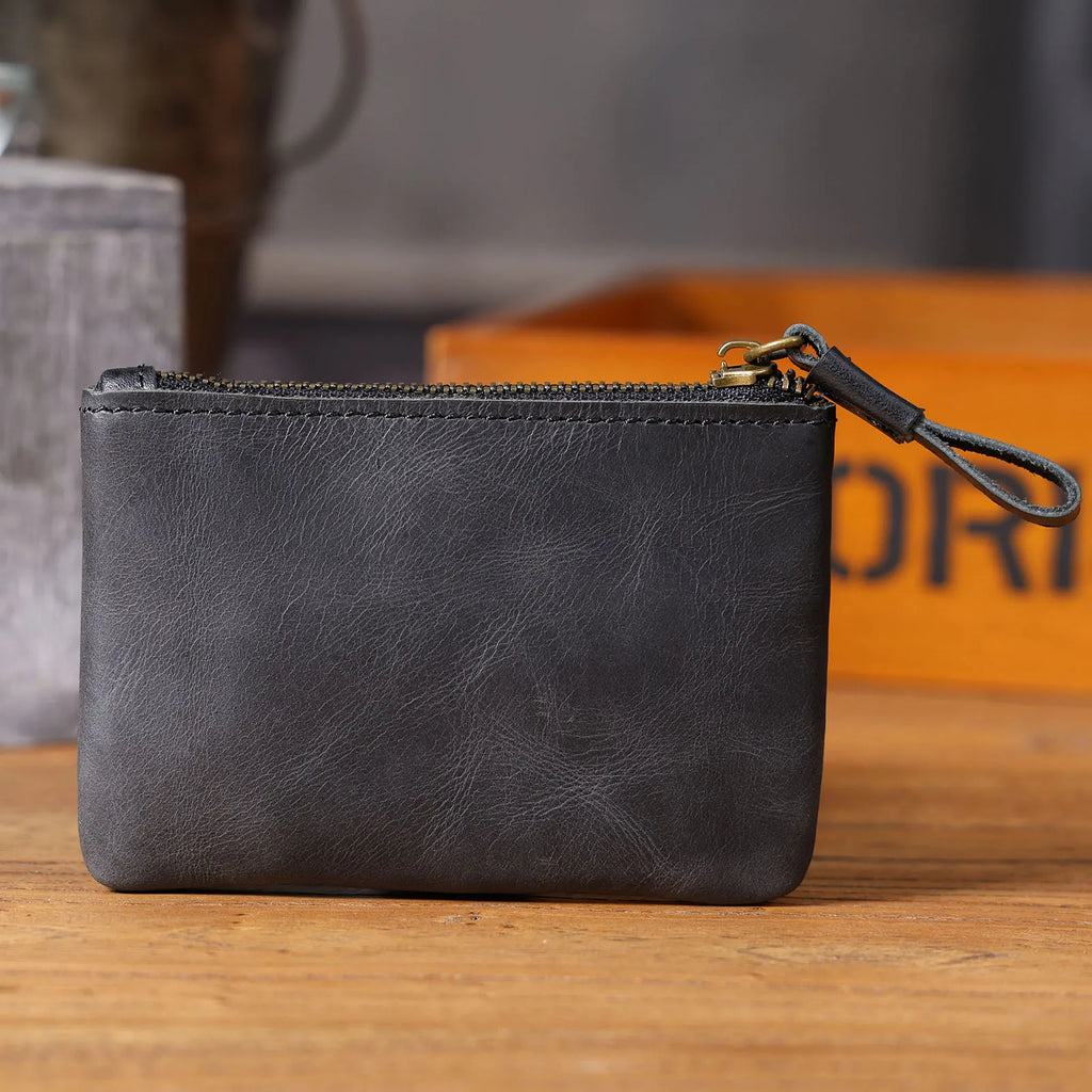 The Scout’s Shilling | Handcrafted Crazy Horse Leather Ultra-Lightweight Mini-Vault