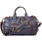 The Short-Haul | Handgefertigte Crazy Horse Leder 16" Frontier Stage-Bag