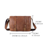 Le Sentry Messenger | Sac à bandoulière en cuir italien fait main