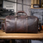 The Artisan | Handcrafted Full-Grain Leather Frontier Weekender