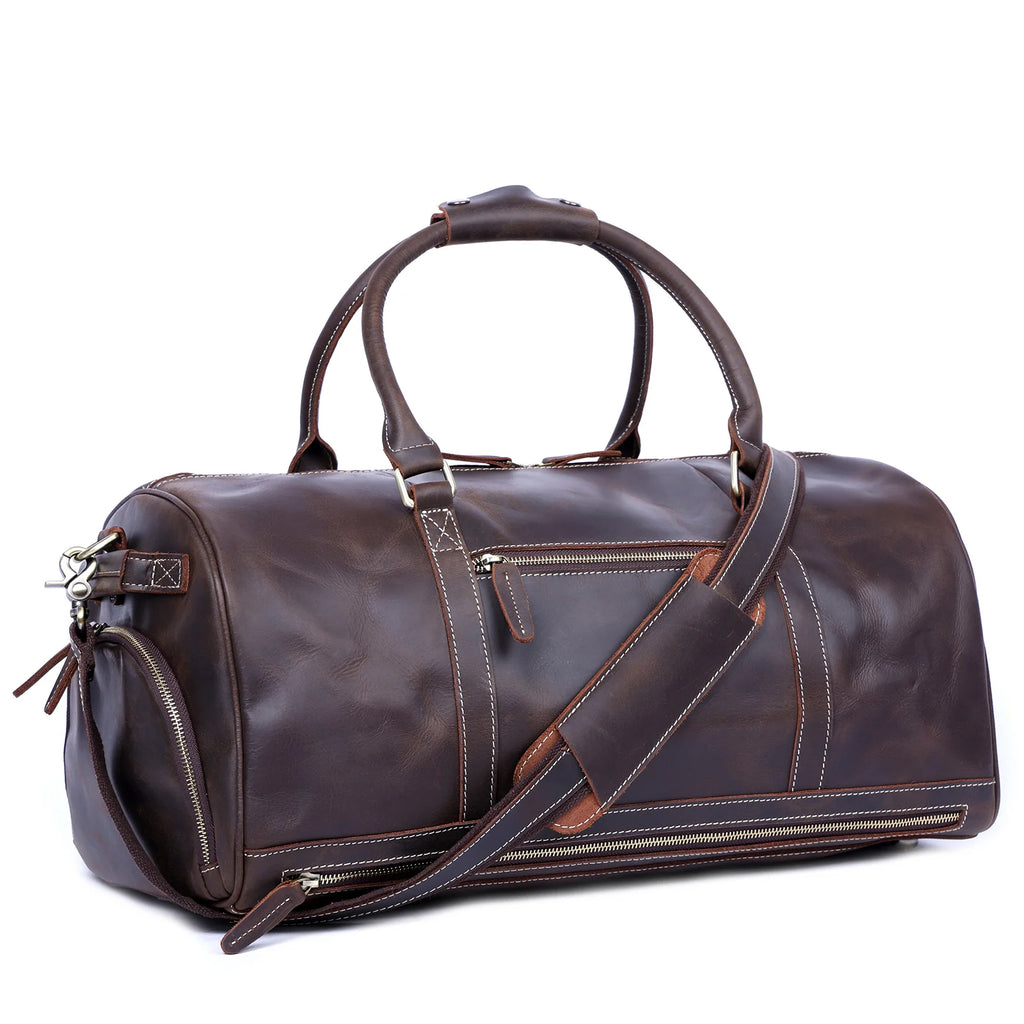 Le Quartermaster | Sac de voyage Frontier en cuir pleine fleur multi-poches
