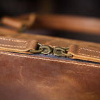 The Artisan | Handcrafted Full-Grain Leather Frontier Weekender