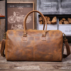 The Iron-Horse | Handgefertigte Overland Duffel aus Crazy Horse Leder