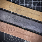 Le Stockman | Ceinture en cuir de vache italien épais 3,3 cm Frontier Denim