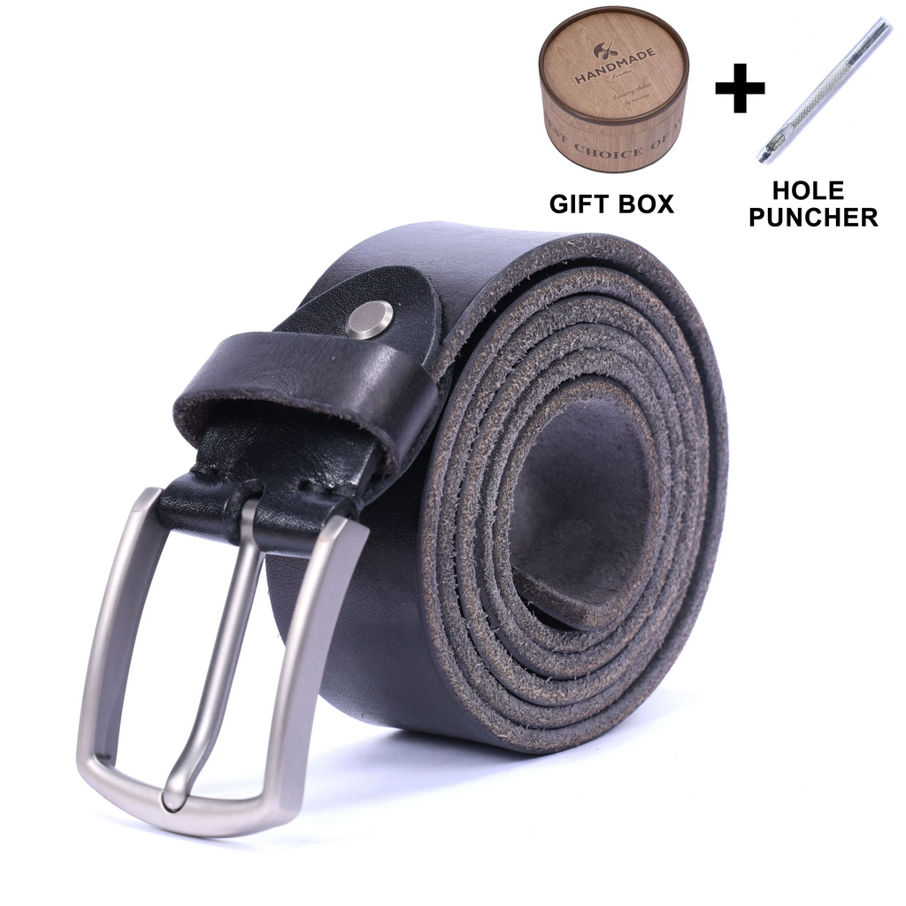La ceinture Civic Cinch | Ceinture rétro 3,8 cm en cuir de vachette véritable