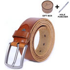 La ceinture Civic Cinch | Ceinture rétro 3,8 cm en cuir de vachette véritable