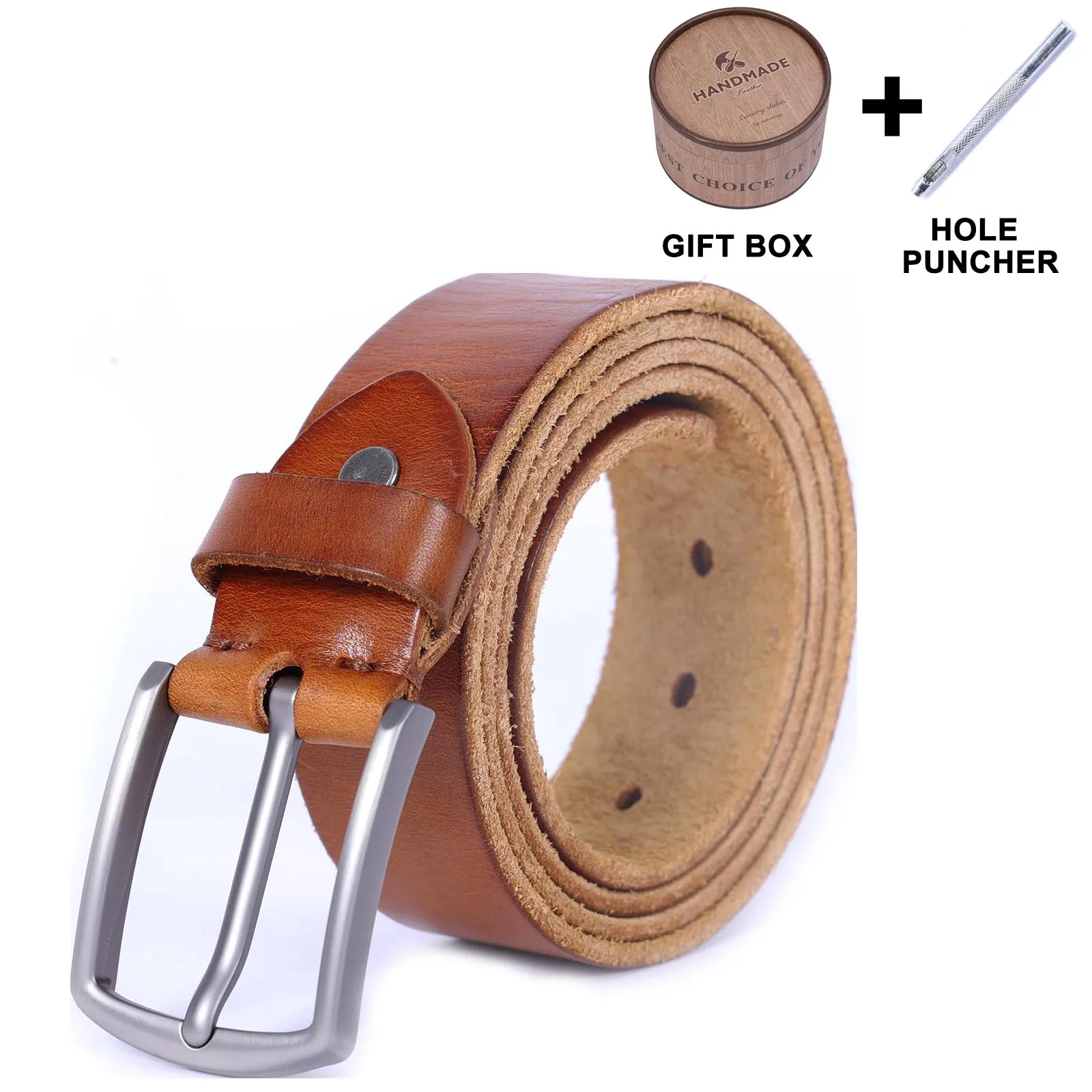 La ceinture Civic Cinch | Ceinture rétro 3,8 cm en cuir de vachette véritable