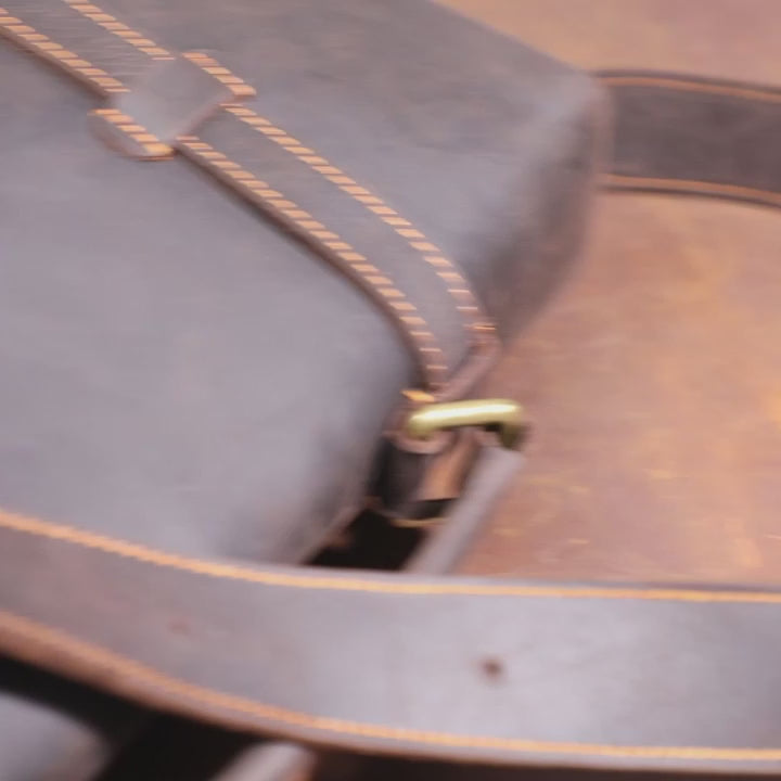 The Ambassador | Handcrafted Crazy Horse Leather 3-in-1 Frontier Convertible & Backpack