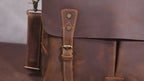 Le Grit-Stone | Sacoche Frontier Dispatch en cuir Crazy Horse fait main