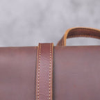 Der Range-Runner | Handgefertigter Frontier-Rucksack aus Crazy Horse Leder