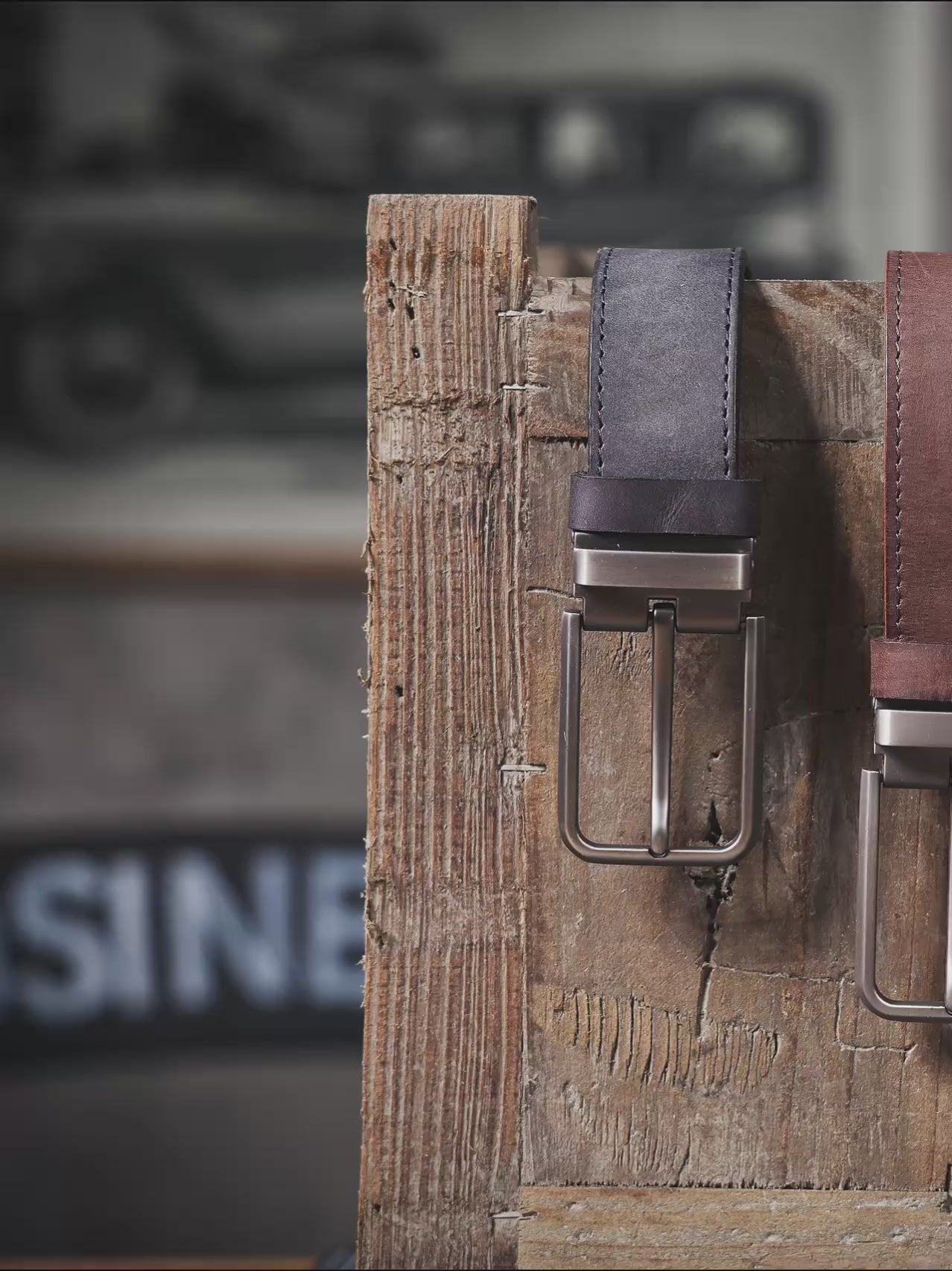 The Drover | Thickened Italian Cowhide Frontier Denim Belt
