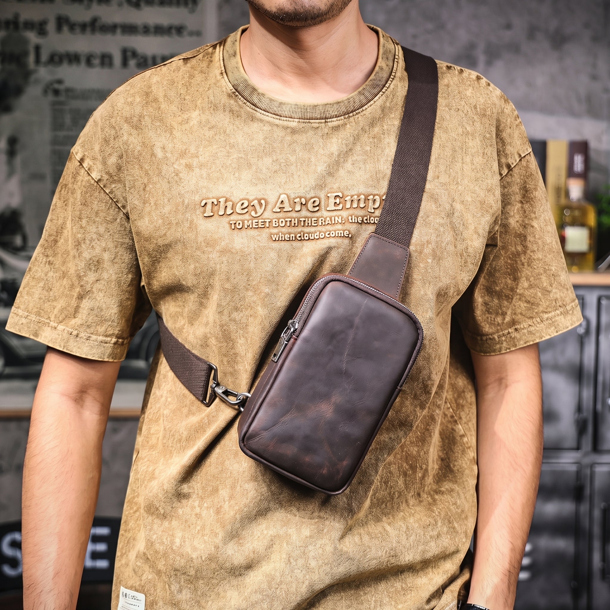 The Saddle-Chest | Full-Grain Genuine Leather Large-Capacity Frontier Sling